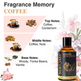 Diffuseur et huile MAYJAM apportent une atmosphère café chaleureuse.