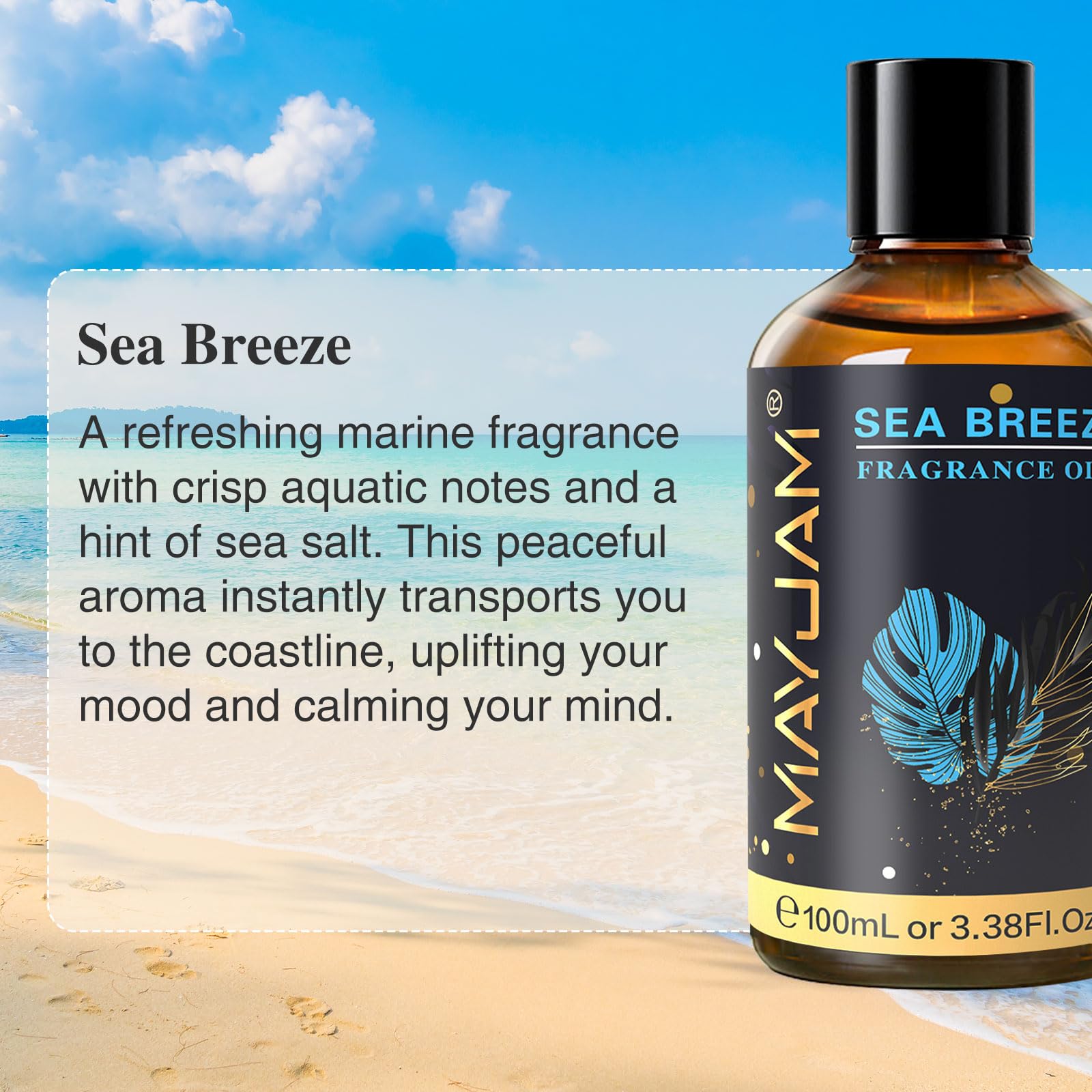 MAYJAM Sea Breeze: diffusion douce et fraîche dans votre intérieur.