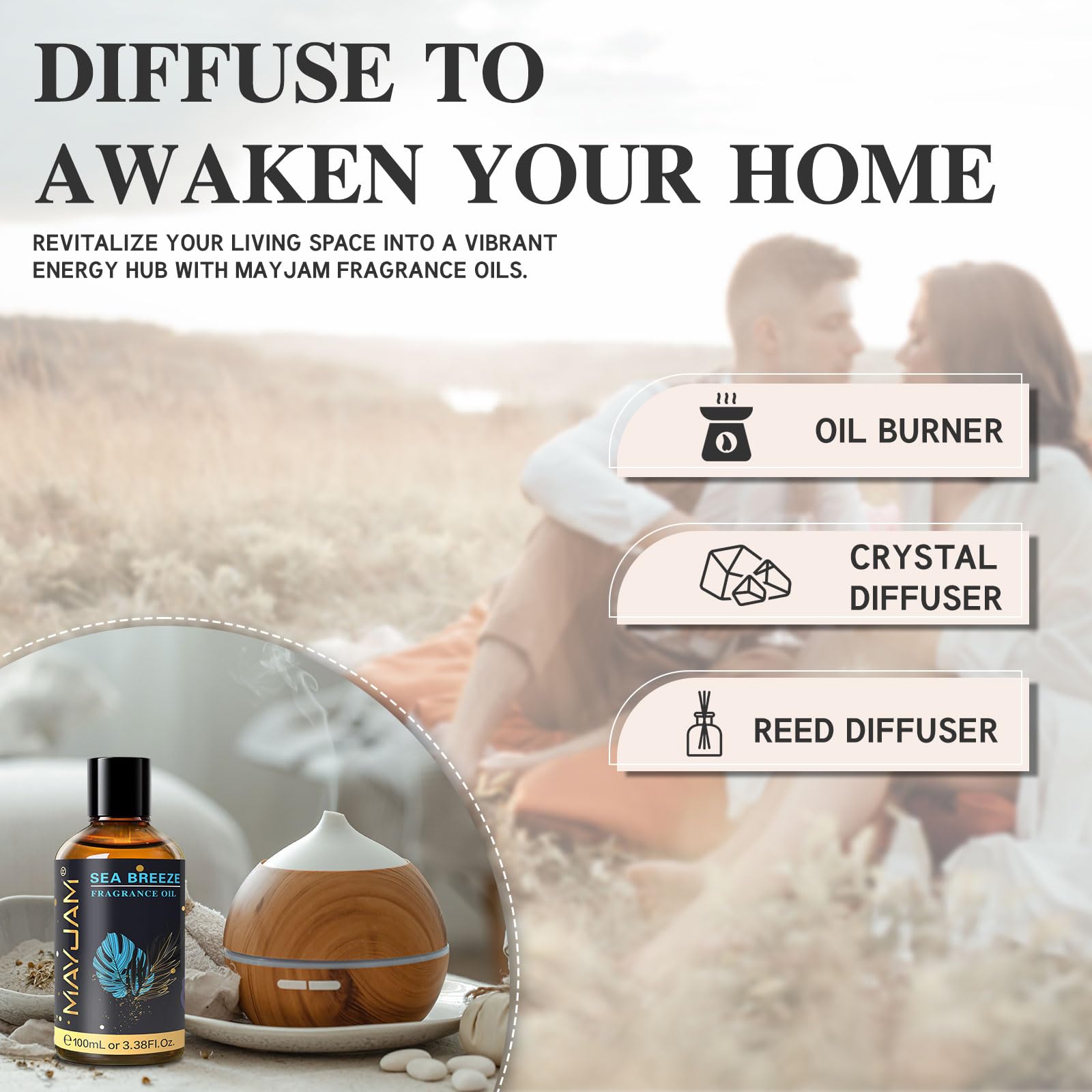 MAYJAM Sea Breeze: idée cadeau élégante pour amateurs de DIY et parfums.