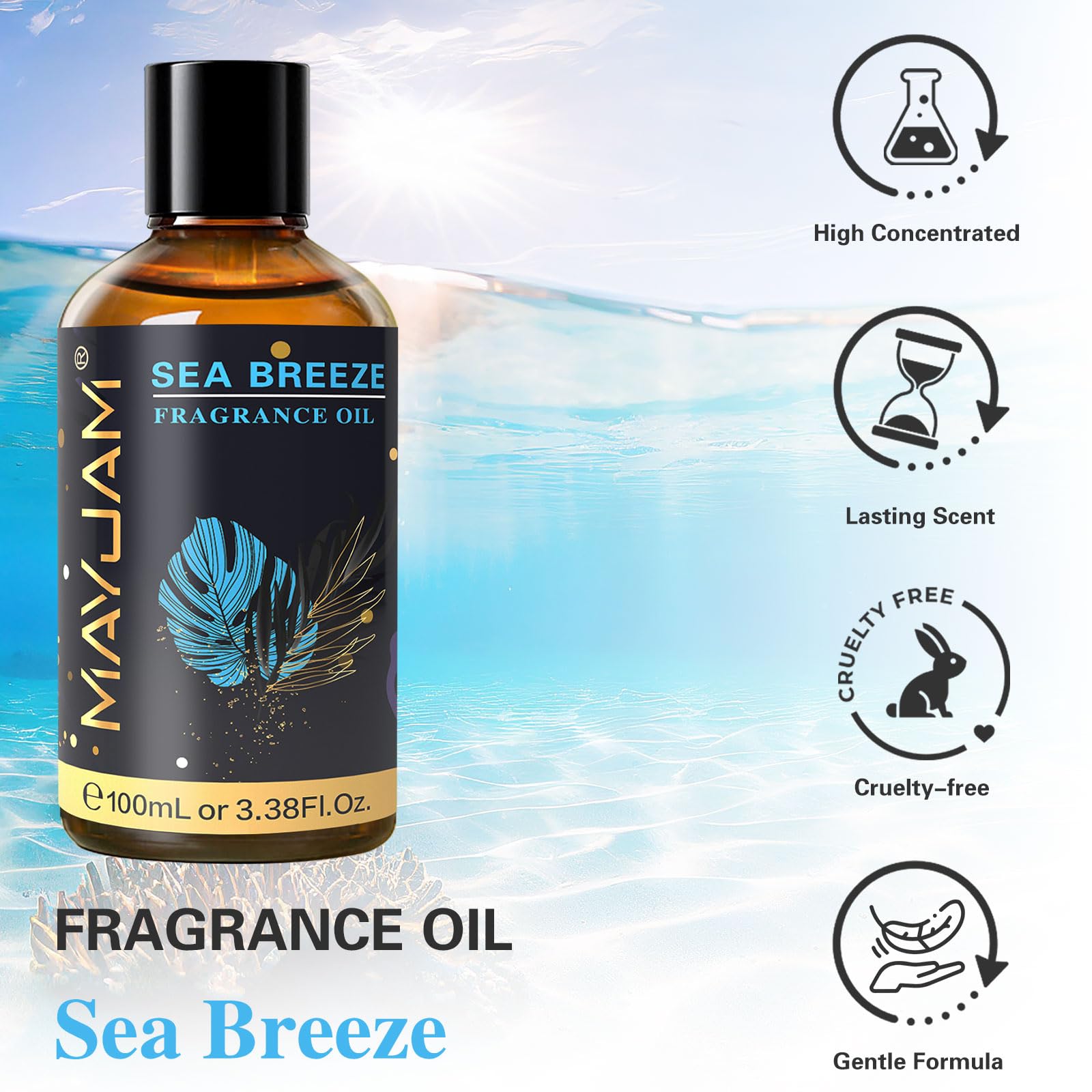 MAYJAM Sea Breeze: pipette en verre pour doser précisément.
