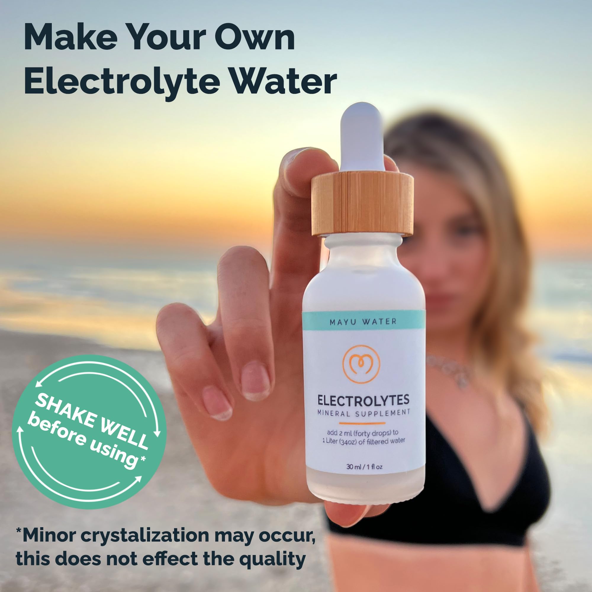 MAYU dosage 30 ml pour hydratation rapide avant l'entraînement