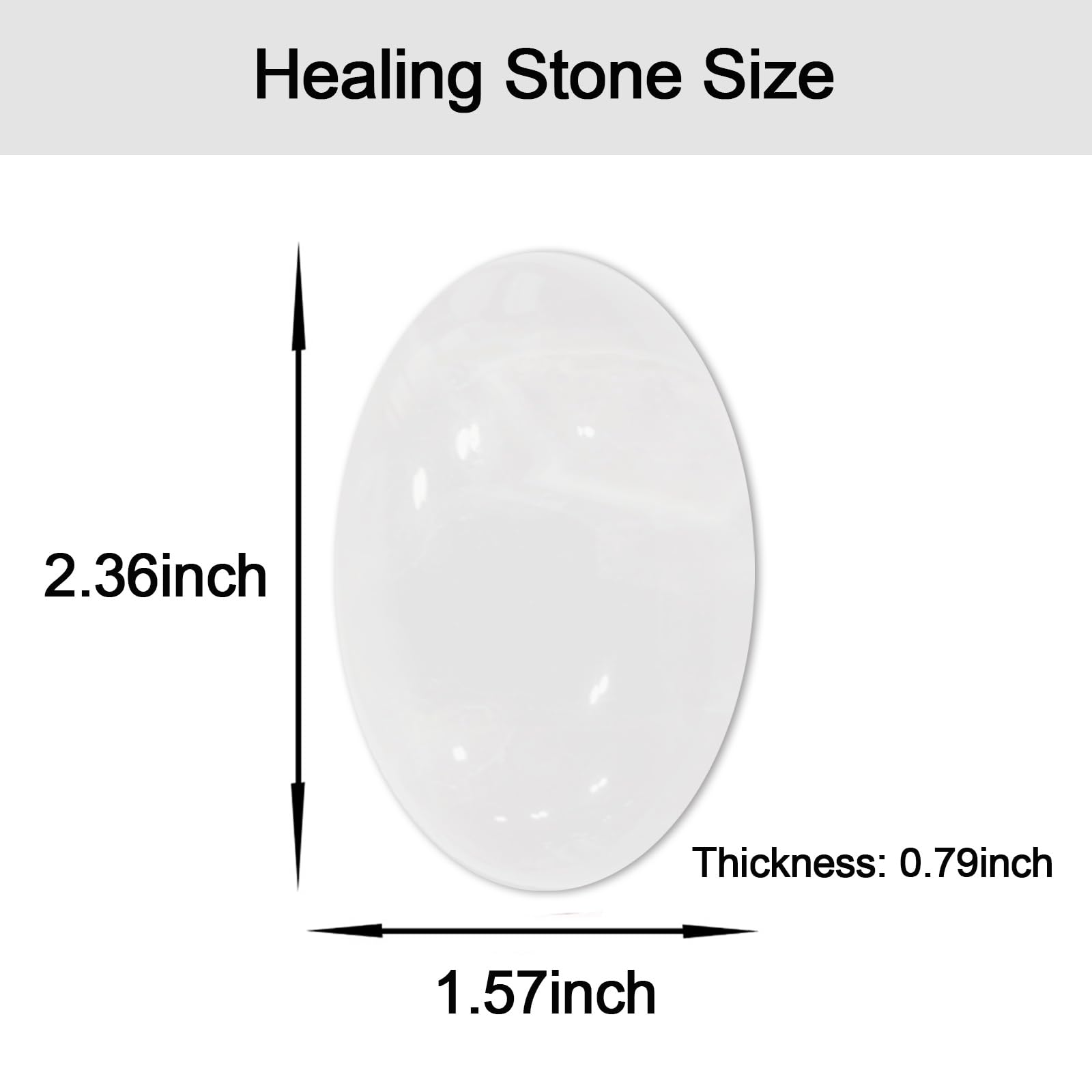 MaziZhang palm cristal blanc, usage en méditation et Reiki pour énergie apaisante.