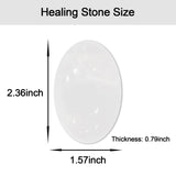 MaziZhang palm cristal blanc, usage en méditation et Reiki pour énergie apaisante.