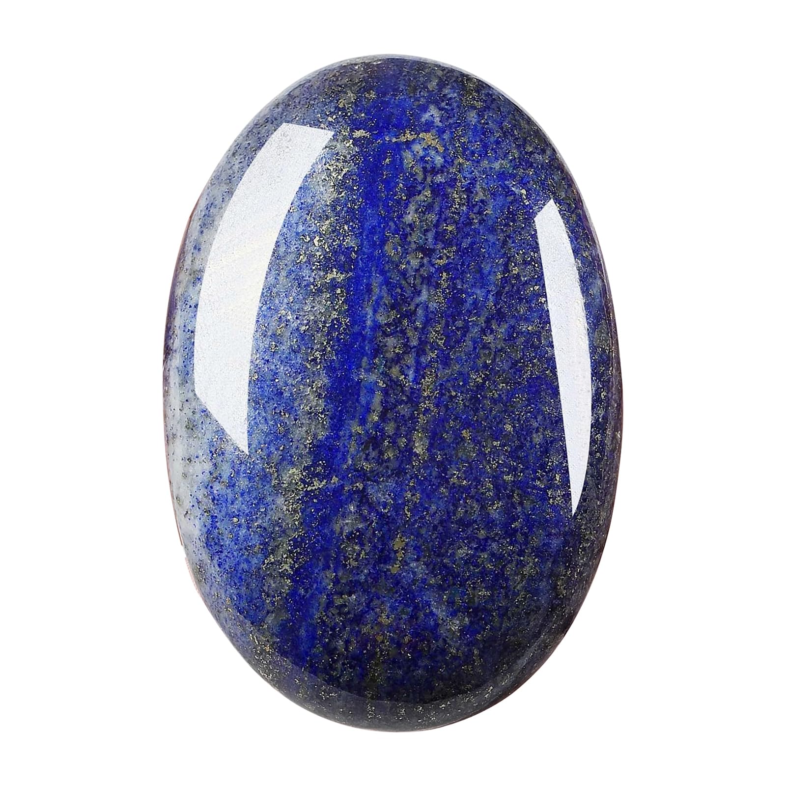 MaziZhang pierre palmaire agate bleue dentelle, surface polie, idéale pour la détente.