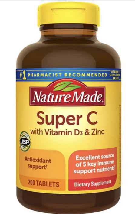 MAZZIRI Nalkot C Ultra, comprimés vitamine C D3 zinc, soutien nutritionnel quotidien potentiel