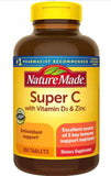 MAZZIRI Nalkot C Ultra, comprimés vitamine C D3 zinc, soutien nutritionnel quotidien potentiel