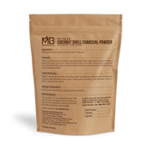 MB Herbals Charbon actif coco, poudre pour cheveux purifie et régule l'huile du cuir chevelu