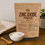MB Herbals Poudre oxyde zinc poudre brute pour crèmes faites maison.