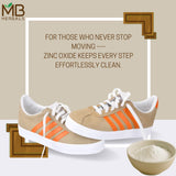 MB Herbals Poudre oxyde zinc poudre libre sans revêtement.