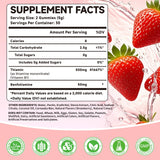 Gommes Mchokuu B1 500 mg avec benfotiamine, goût fraise naturelle et absorption potentielle.