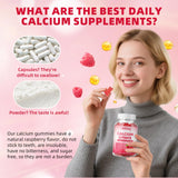 Gommes calcium citrate Mchokuu sans sucre, option légère et savoureuse