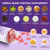 Gommes cortisol Mchokuu magnésium glycinate pour relaxation et énergie durable.