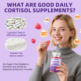 Gommes cortisol Mchokuu texture douce, goût framboise, expérience de mastication agréable.