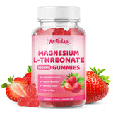 Gommes Mchokuu Magnésium L-Thréonate, flacon fermé, absorption potentielle améliorée.