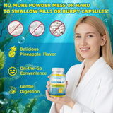 Gomme Mchokuu saveur naturelle d’ananas, dégustation sans sucre.