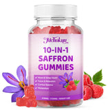 Gummies Mchokuu Safran Framboise, goût naturel et plaisir sans sucre.