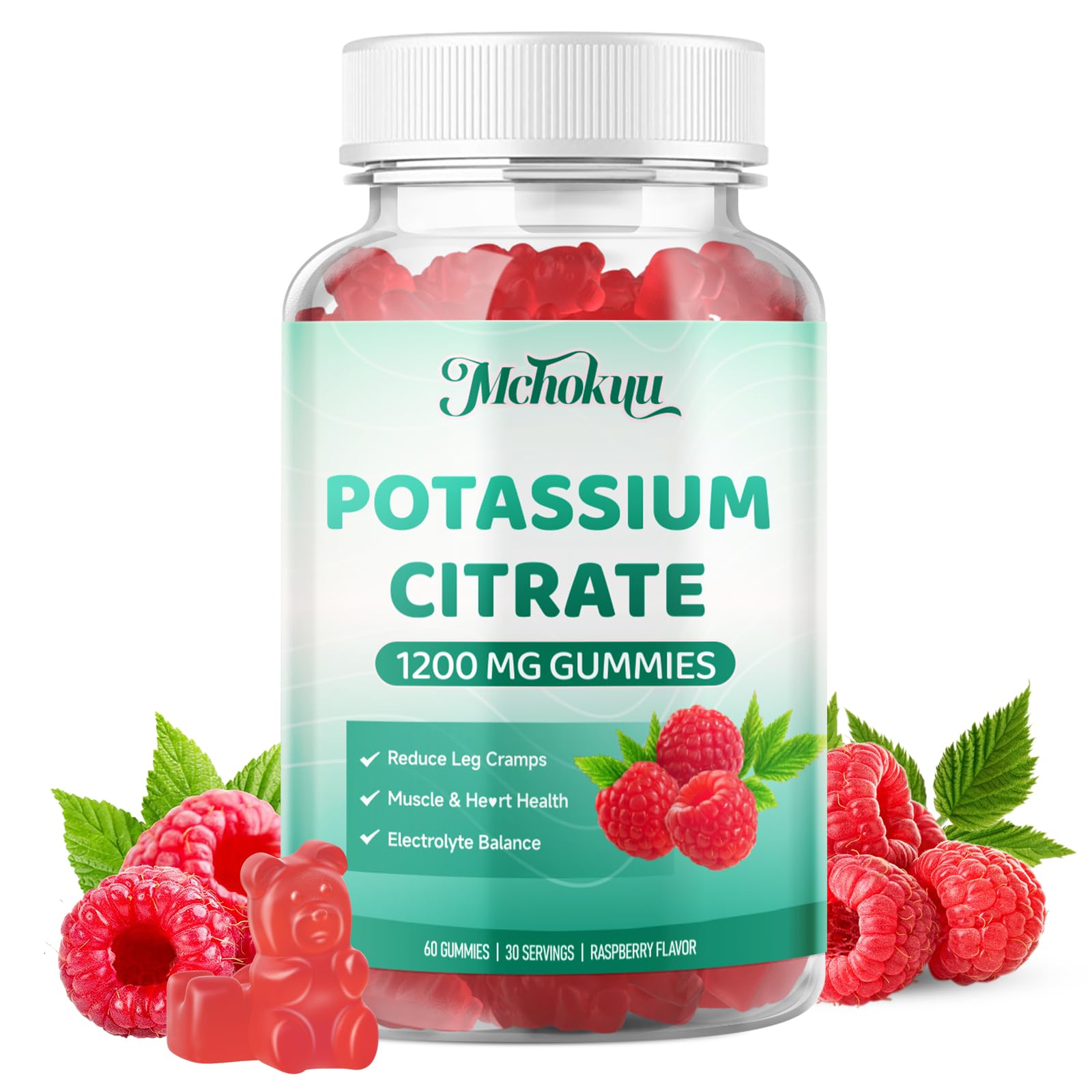 Boîte Mchokuu Potassium, format pratique pour la routine quotidienne.