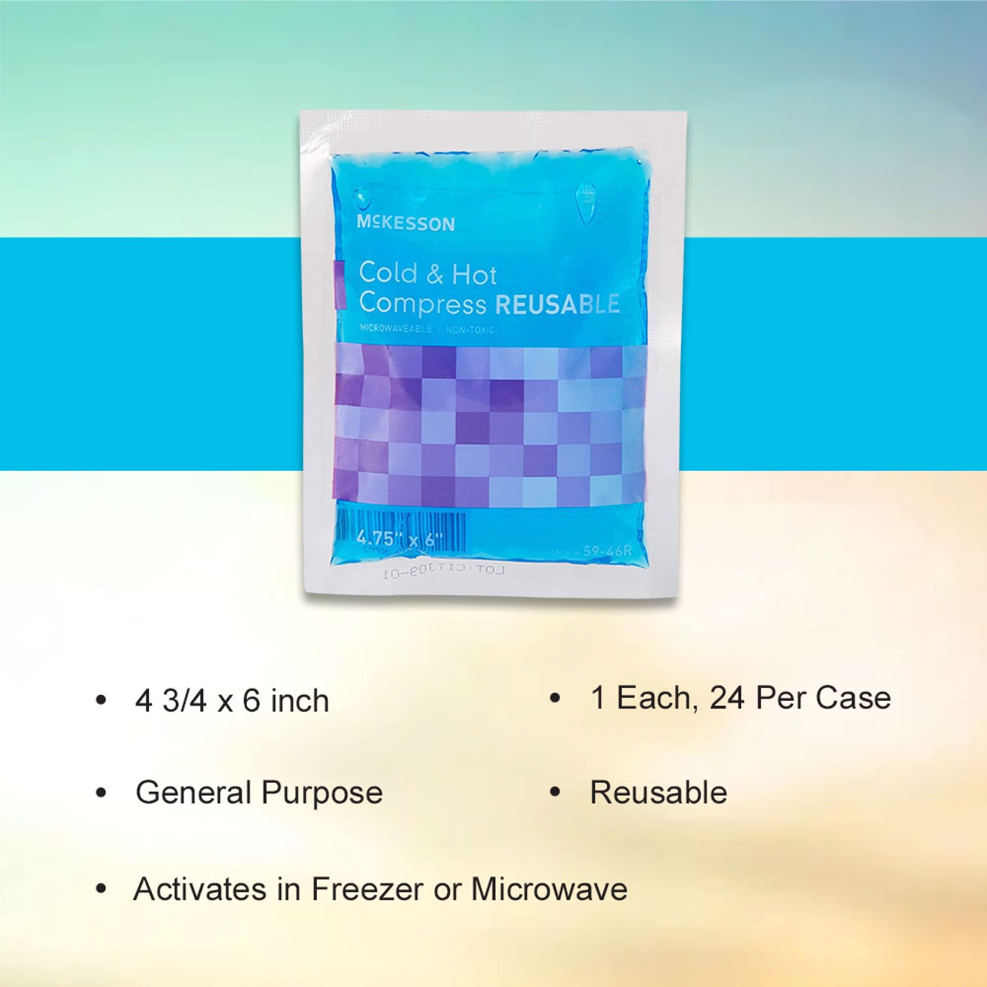 McKesson compress pour articulations, application ciblée et confort lors de l'utilisation.