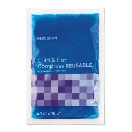 Compress chaud/froid McKesson 6x10,5 po, souple et adaptable pour soulager l'inconfort