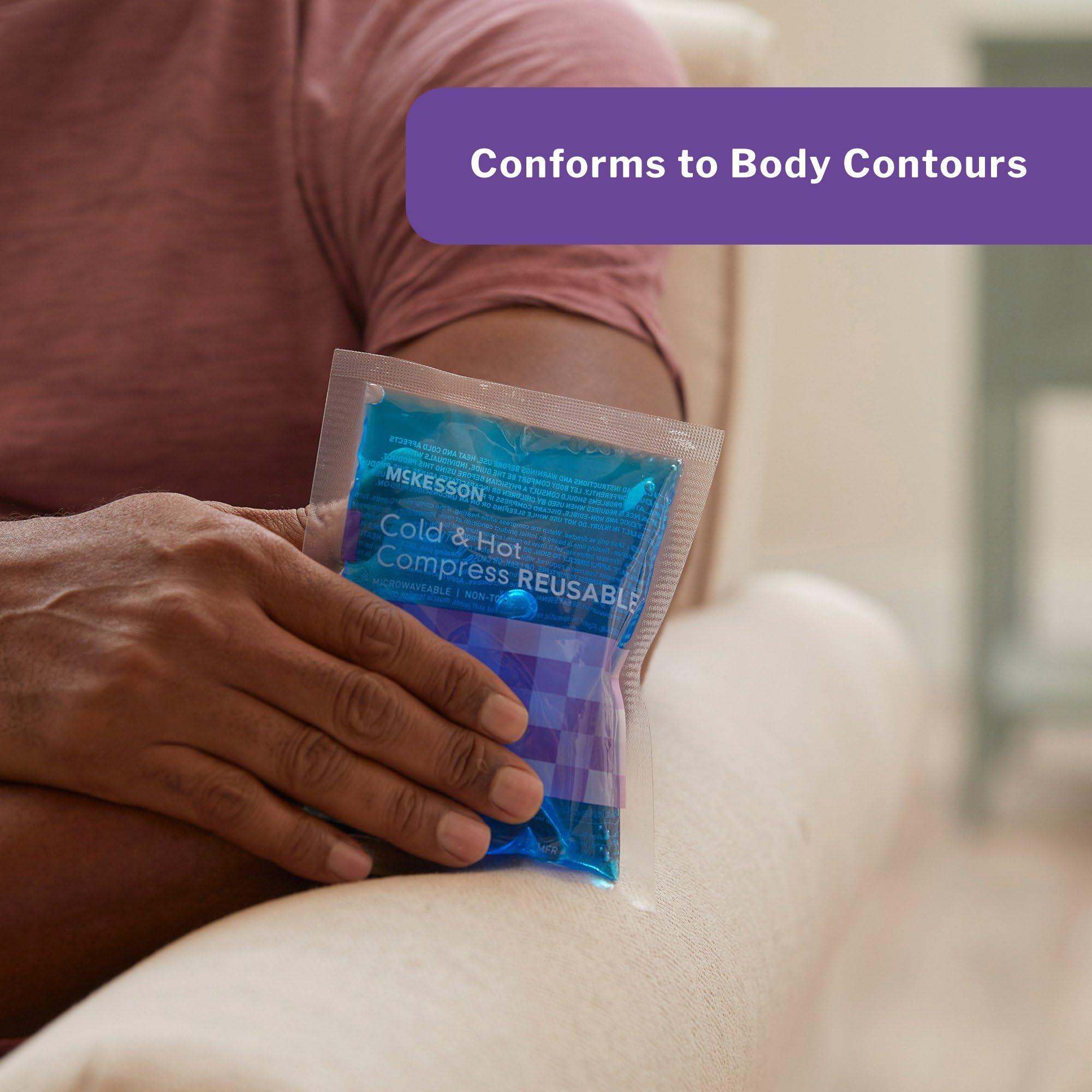 McKesson compresse gel chaude détend les muscles