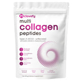 Poudre multi-collagène Mclovefy dans son emballage pratique.