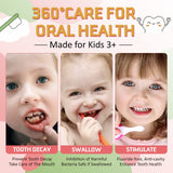 Mcukv dentifrice enfant compatible brosse en forme U pour brossage facilité