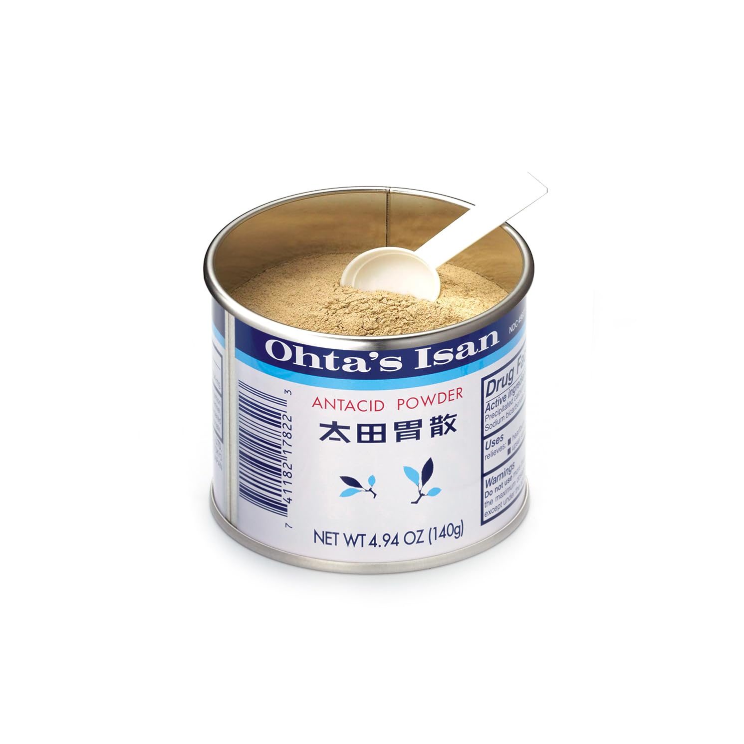 Ingrédients à base de plantes Ohta's Isan pour l'inconfort digestif.