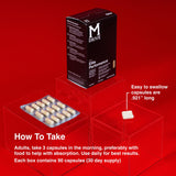 Mdrive Elite – Étiquette démontrant sans gluten et sans OGM.
