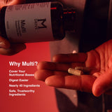 Mdrive Multivitamine Homme: Saw Palmetto extrait pour le soutien prostatique.