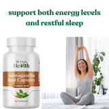 ME GUSTA HEALTH Ashwagandha : gélules séparées et capsule propre pour usage quotidien.