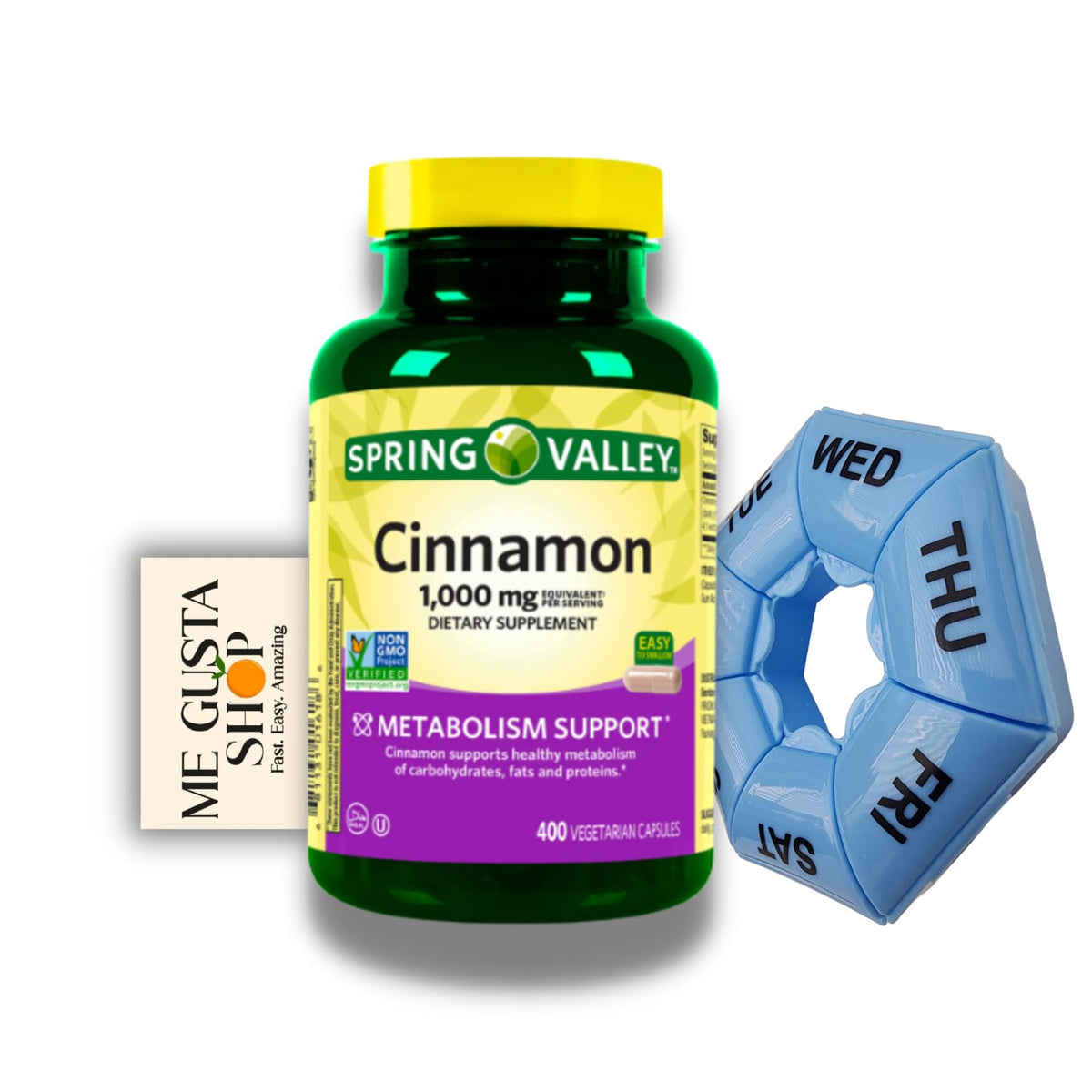 Cannelle Spring Valley 1000 mg ME GUSTA SHOP – emballage pratique