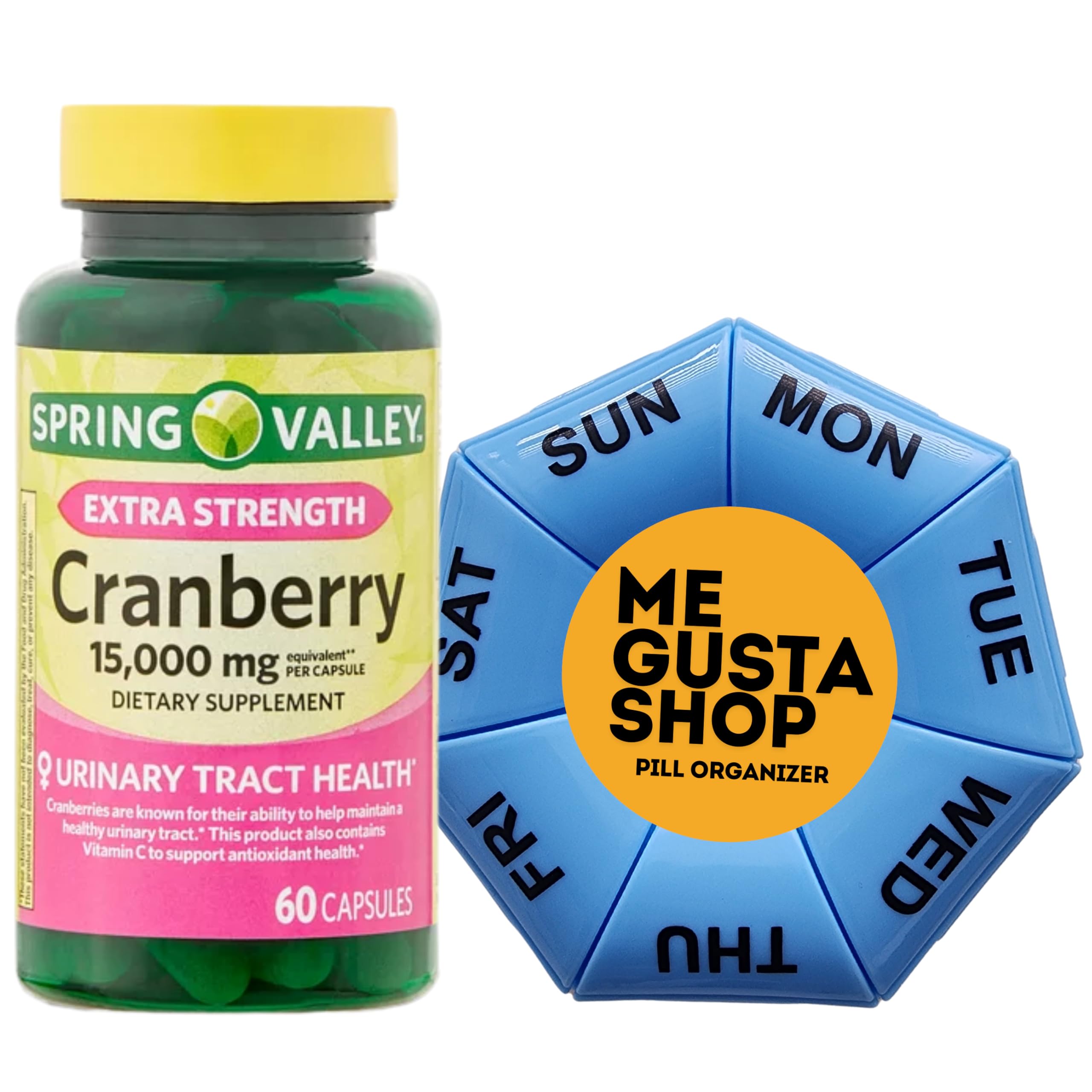 ME GUSTA SHOP Spring Valley Canneberge 15000 mg – comprimés faciles à prendre au quotidien.