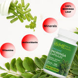 Main tenant une gelule ME LIFE & HEALTH moringa, utilisation pratique