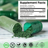 ME LIFE & HEALTH spiruline capsules, face avant de la bouteille, pratique à intégrer à votre routine.