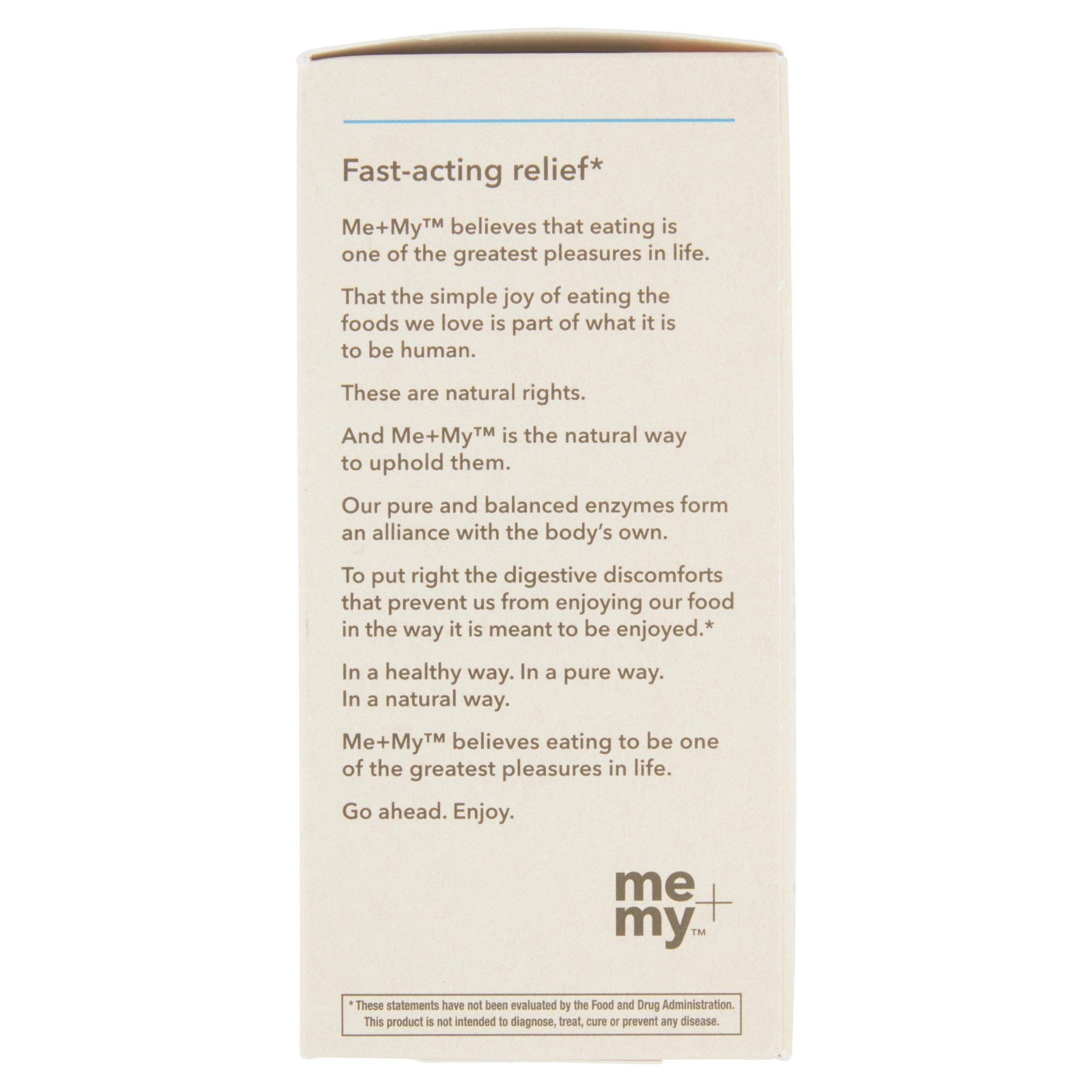 Me + My Gluten Assist, emballage recyclable: emballage simple et respectueux de l’environnement.