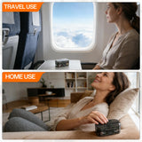 MEACOLIA Design noir portable pour voyage et déplacement.