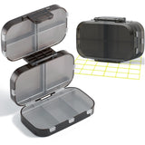 MEACOLIA Organisateur de pilules pliable à 3 couches pour voyage pratique.