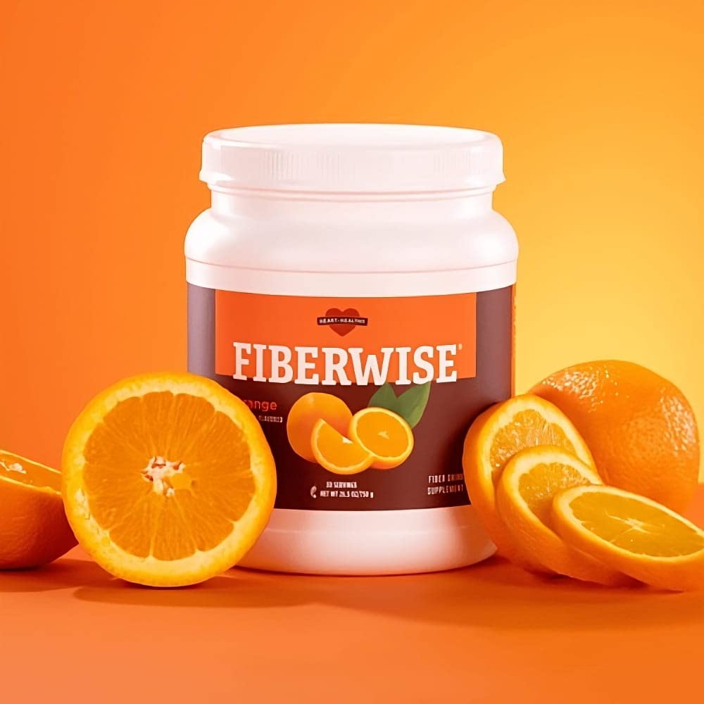 Meaneor FiberWise Orange: poudre fine, soluble, idéale pour le petit-déjeuner.