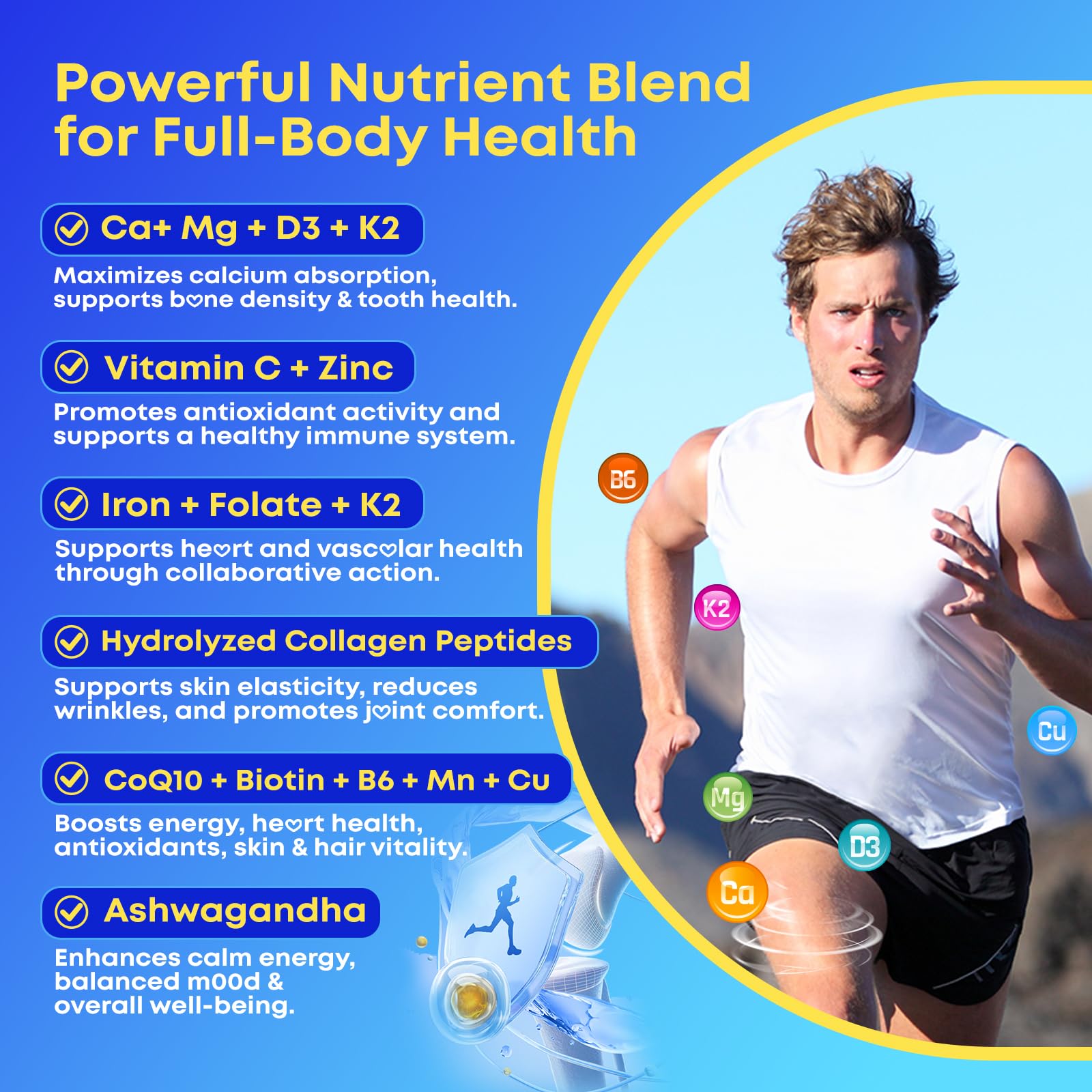 Étiquette nutrition Meceilays indiquant les nutriments pour le quotidien.