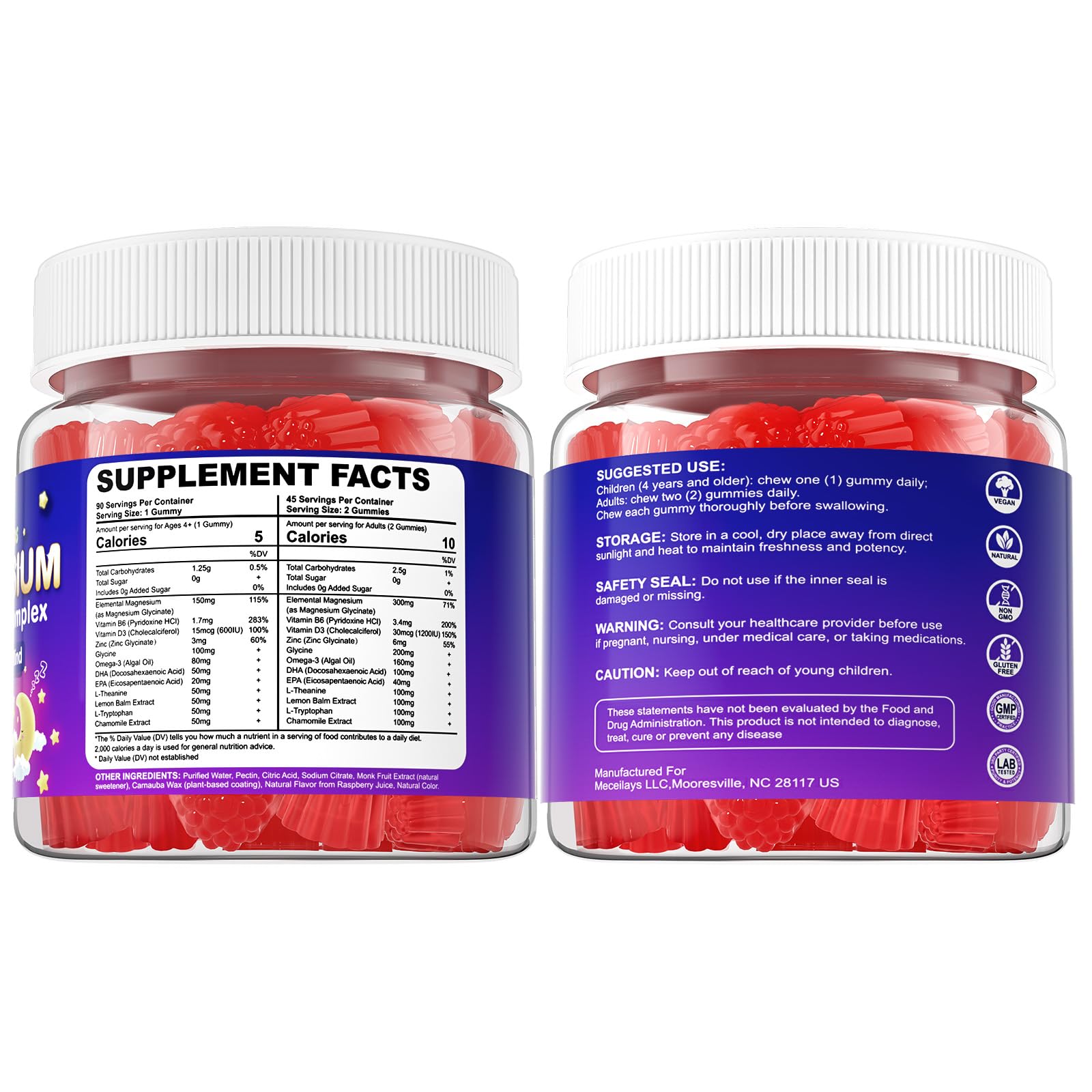 Omega-3 inclus pour soutien quotidien des dents et os.