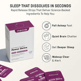 Meche bande-dissolvante ouverture du sachet facilitate l'usage nocturne.