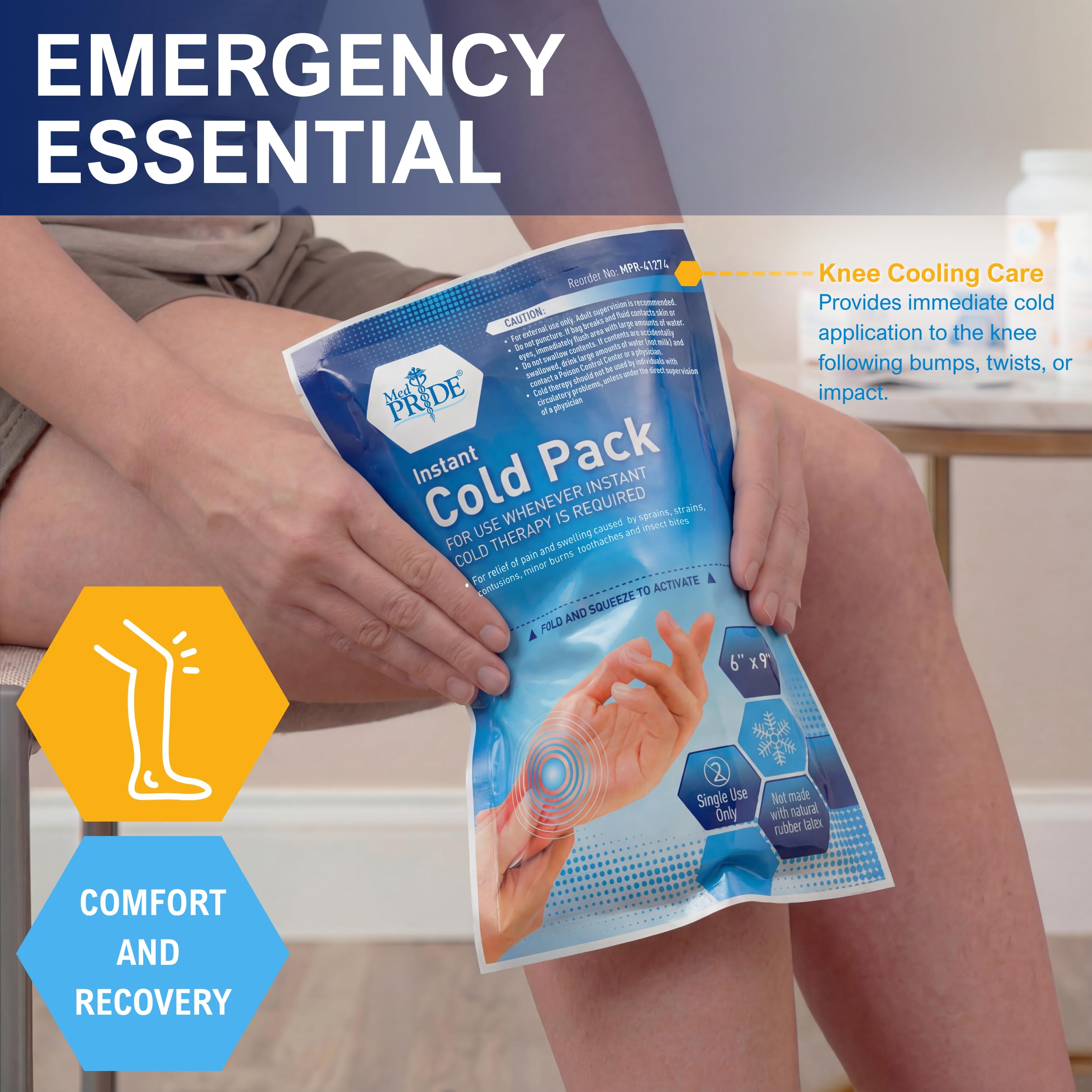 MED PRIDE pack de 24, solution économique pour les premiers secours.