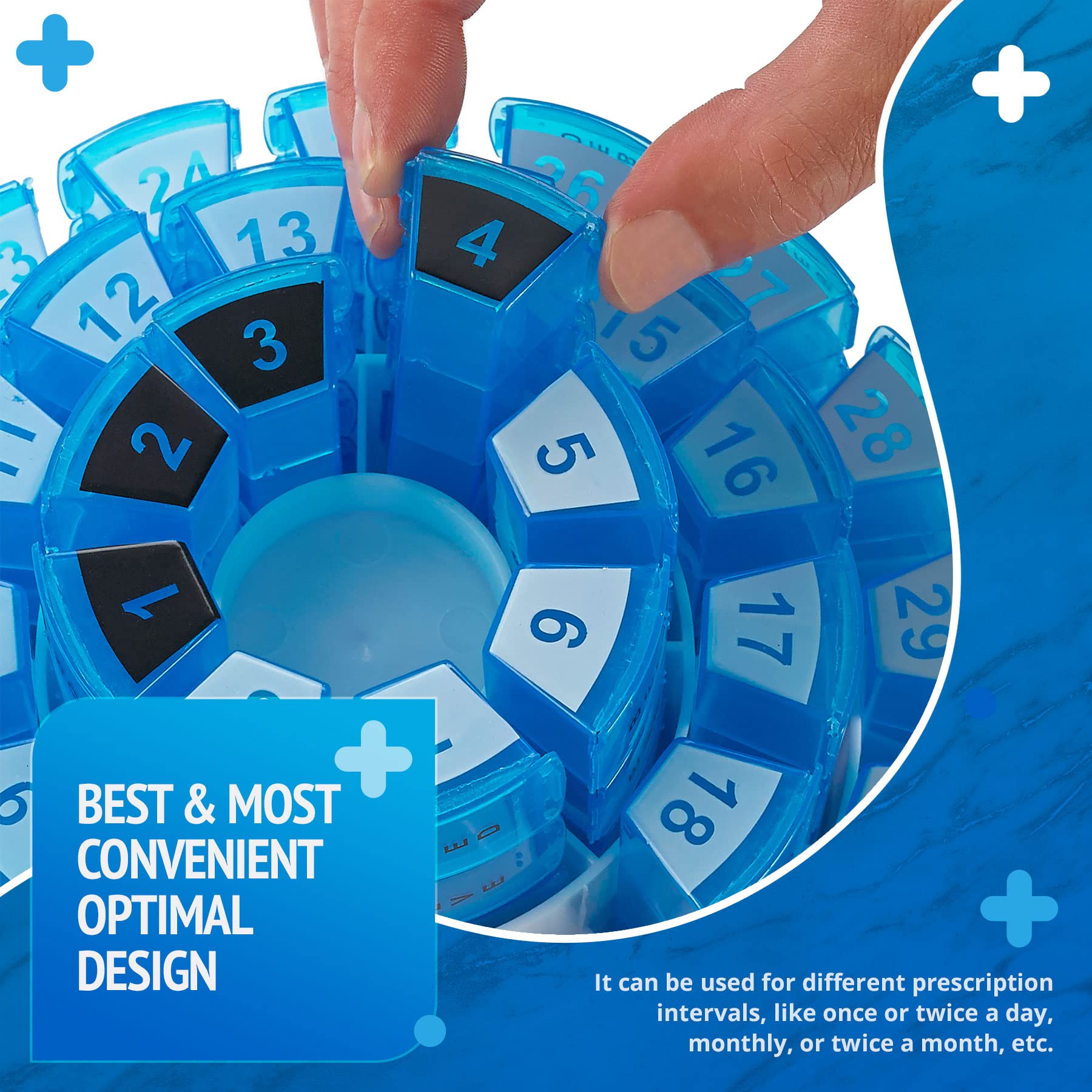 MEDca dimensions environ 21,4 cm par 21,2 cm et 14,4 cm