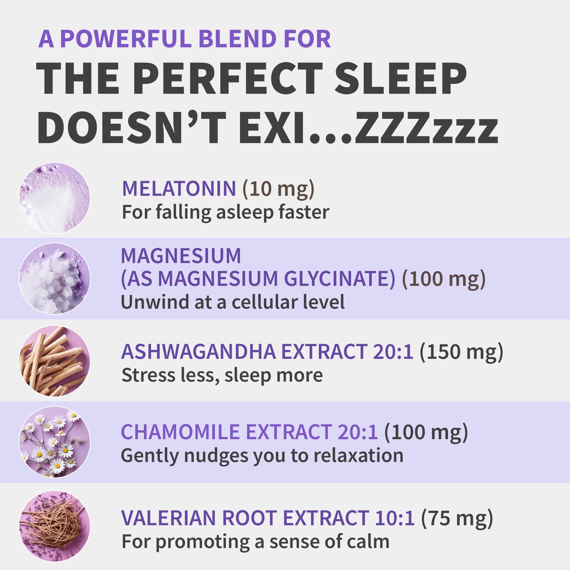 MEDCHOICE Ashwagandha GABA Sommeil - soutien relaxant pour les soirées.