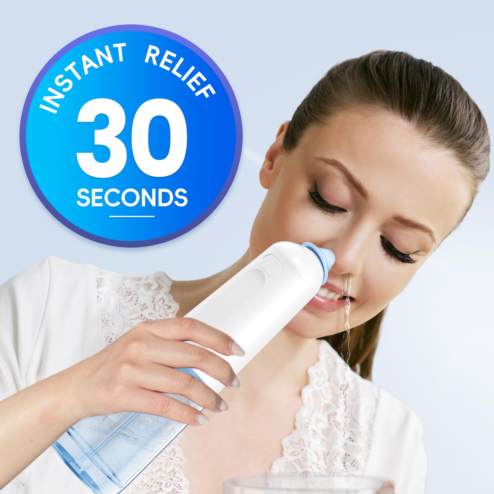 Medcodes embout nasal directionnel pour adulte, rinçage ciblé