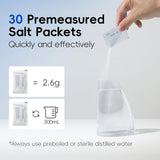Medcodes Neti Pot 30 sachets salins inclus pour l’hygiène nasale quotidienne