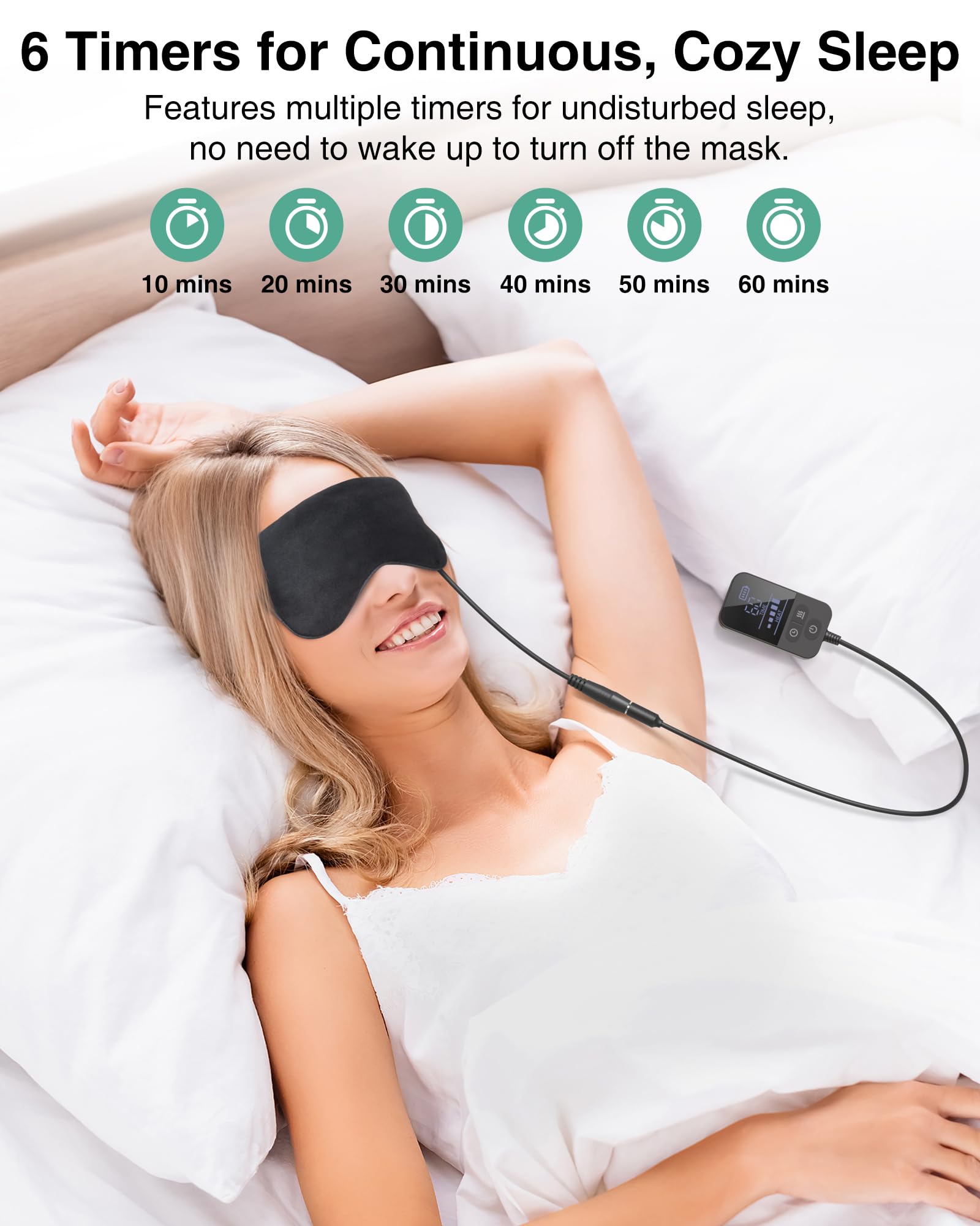 Blocage lumière efficace grâce au design large du masque Medcursor