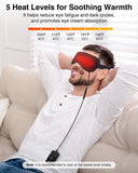 Cinq niveaux de chaleur du masque Medcursor pour adapter la sensation.