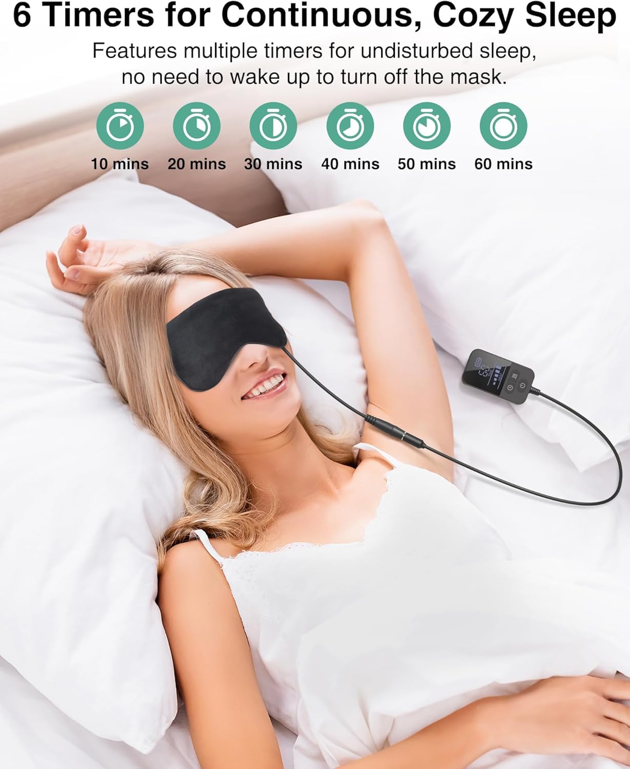 Matière respirante et agréable pour la peau du masque.