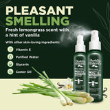 Flacon Medella Naturals, senteur citronnelle et vanille agréable.